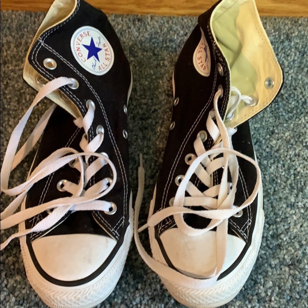 Black High Top Converse